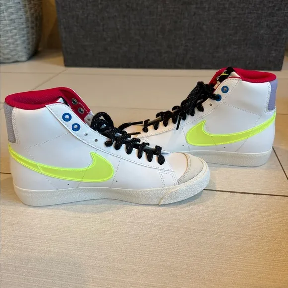 Nike Kids White High-Top Sneakers