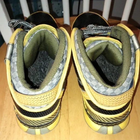 Nike LeBron 6 Black and Yellow High-Top Sneakers