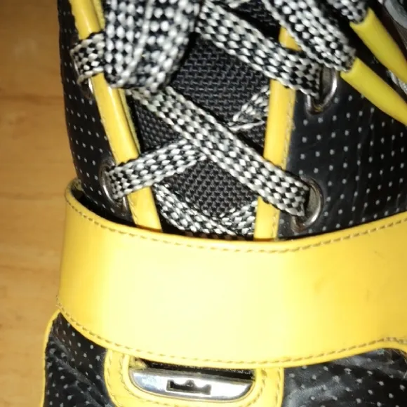 Nike LeBron 6 Black and Yellow High-Top Sneakers