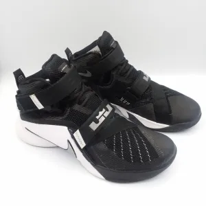 Nike LeBron Soldier 9 IX TB 749498-001 Straps Black White Basketball Mens Size 8
