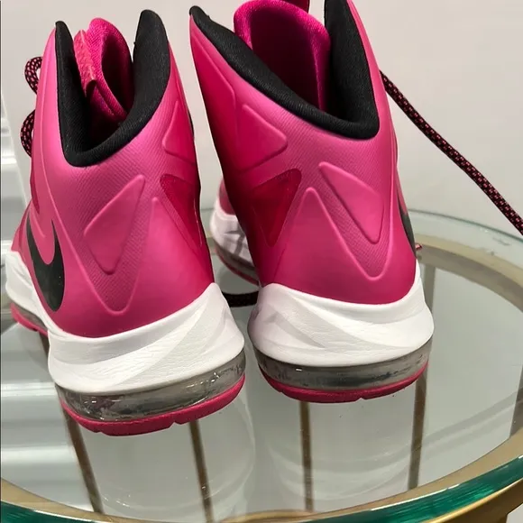 Nike LeBron Vibrant Pink and Black Sneakers