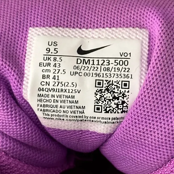 Nike Lebron Witness 7 Mens Basketball Shoes Fuchsia/White Men Size 9.5 Sneakers