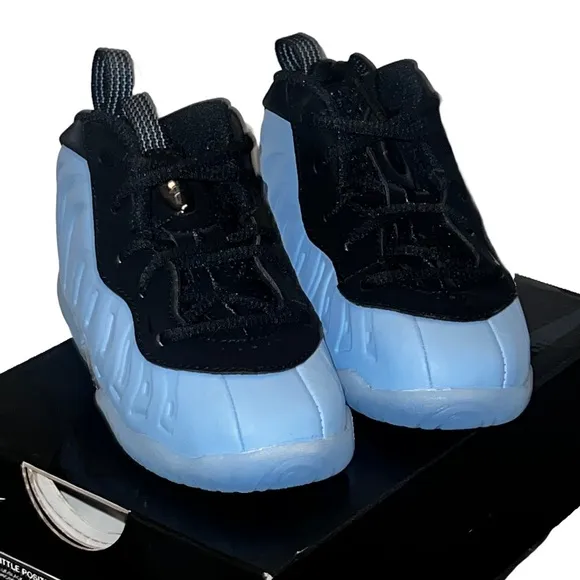 Nike Little Posite One Kids' Shoes Blue/Blk NOT ON STORE SHELVES YET NWT 10 c