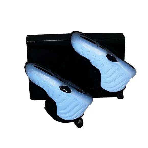 Nike Little Posite One Kids' Shoes Blue/Blk NOT ON STORE SHELVES YET NWT 10 c