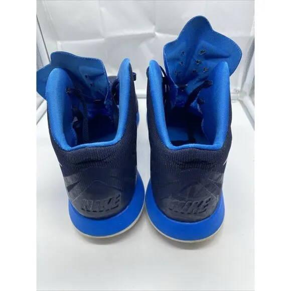 Nike Lunar Hyperquickness Basketball Hightop Sneakers Blue 652775-404 Size 14