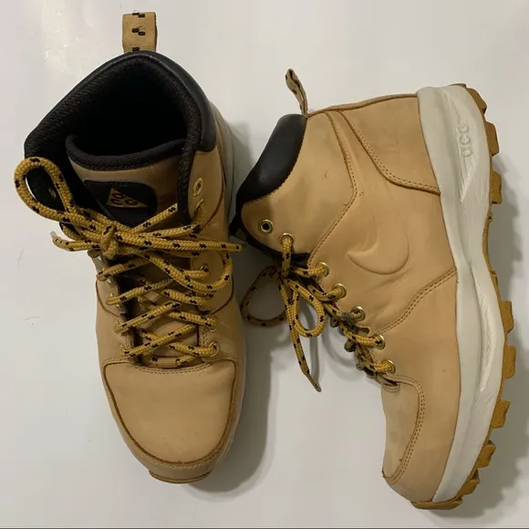Nike Manoa ACG Leather Haystack Shoes Boots 454350-700 Men’s Size 7 Tan Leather
