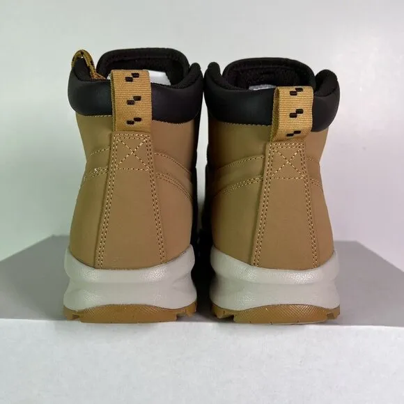 Nike Manoa Leather Boots Men's Size 8 Water Resistant Wheat Tan 454350-700