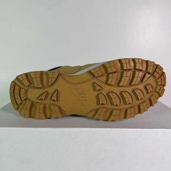 Nike Manoa Leather Boots Men's Size 8 Water Resistant Wheat Tan 454350-700