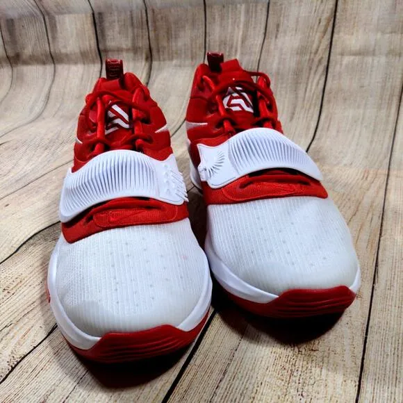 Nike Men Zoom Freak 3 Giannis Basketball Sneakers Shoes Size 18 Red White