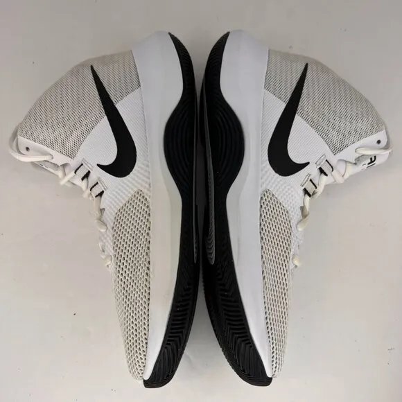 Nike Mens 898455-100 White Air Precision Mid Lace Up  Size 7 Basketball Shoes