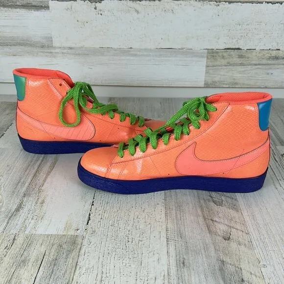 Nike Mens 9.5 Blazer Mid Supreme Cassette Playa High Top Sneakers
