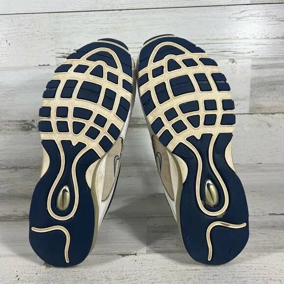 Nike Mens Air Max 97 Jimmy Jazz Sneaker Shoes White &amp; Navy Size 11‎