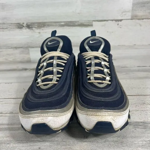 Nike Mens Air Max 97 Jimmy Jazz Sneaker Shoes White &amp; Navy Size 11‎