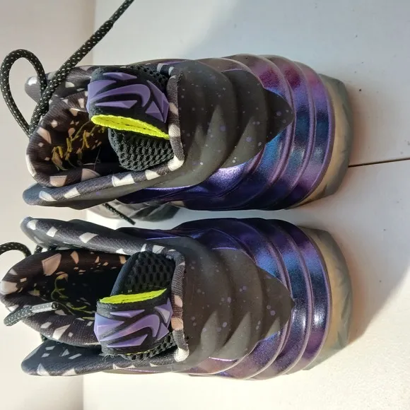 Nike Mens Leather Chuck Posite Cave Purple High-Top Sneakers Size 10