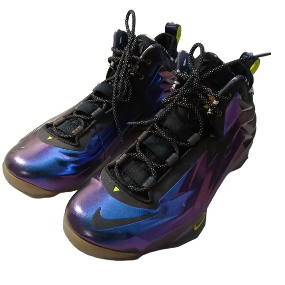 Nike Mens Leather Chuck Posite Cave Purple High-Top Sneakers Size 10