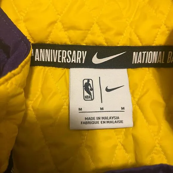 Nike Men’s Los Angeles Lakers Courtside NBA Premium Jacket Sample