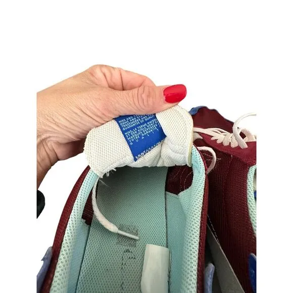 Nike Men's Red Blue Dbreak-Type Suede Mesh Lace Up Casual Sneaker Shoes Size 14