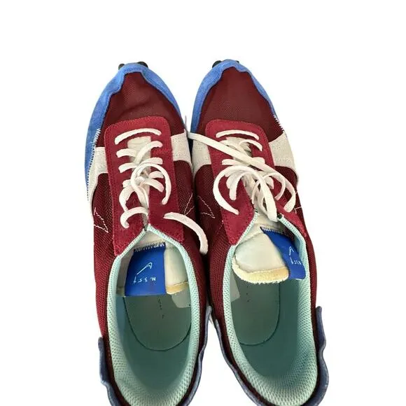 Nike Men's Red Blue Dbreak-Type Suede Mesh Lace Up Casual Sneaker Shoes Size 14