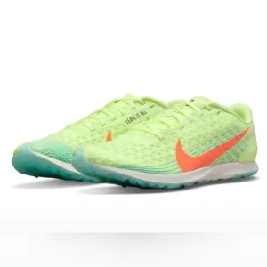 Nike Mens Zoom Rival Waffle 5 Running Shoes Unisex - GREEN/ORANGE - SIZE …