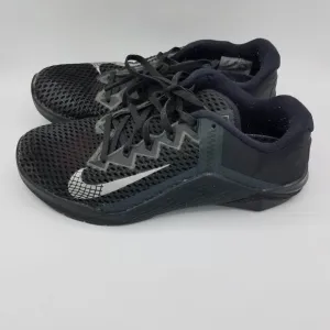 Nike Metcon 6 Mens 8 Black Mesh Low Top Crossfit Training Shoes CK9388-001