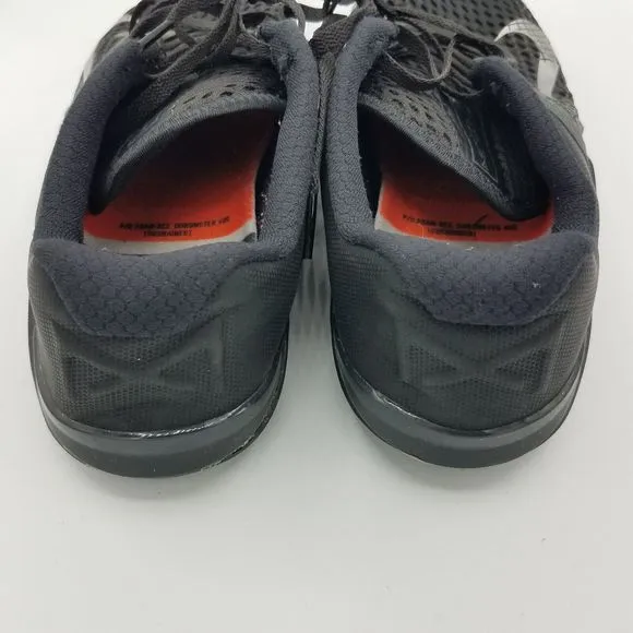 Nike Metcon 6 Mens 8 Black Mesh Low Top Crossfit Training Shoes CK9388-001