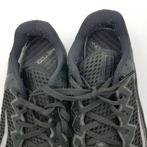 Nike Metcon 6 Mens 8 Black Mesh Low Top Crossfit Training Shoes CK9388-001