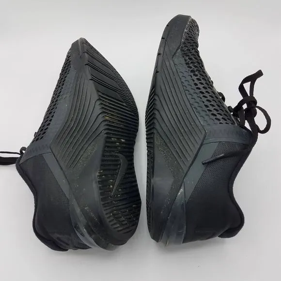 Nike Metcon 6 Mens 8 Black Mesh Low Top Crossfit Training Shoes CK9388-001