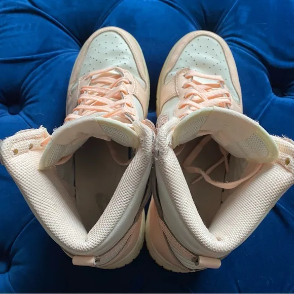 Nike - Mid High Top Pink Sneakers - size 8.5
