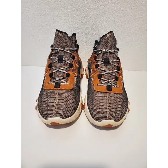 Nike React Element 55 Safari Pack Shoes Bio Beige Ostrich Print Mens Sz 8.5
