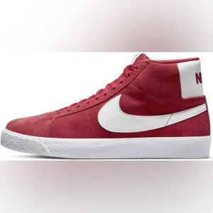 nike Red High-Top Sneakers sb zoom blazer mid