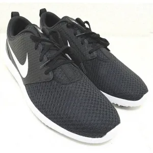 NIKE Roshe G Golf Shoes Black White Mesh Low Top Sneakers CD6065-001 NWOT