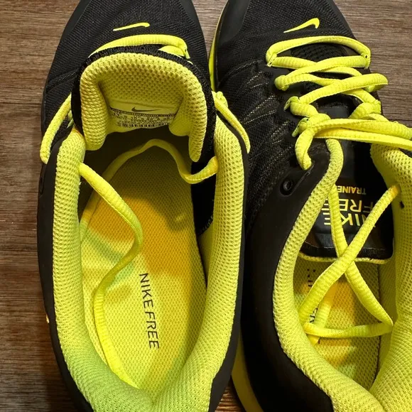Nike Running Shoes Free Trainer 3.0 V4  Athletic Black Yellow Mens 11.5