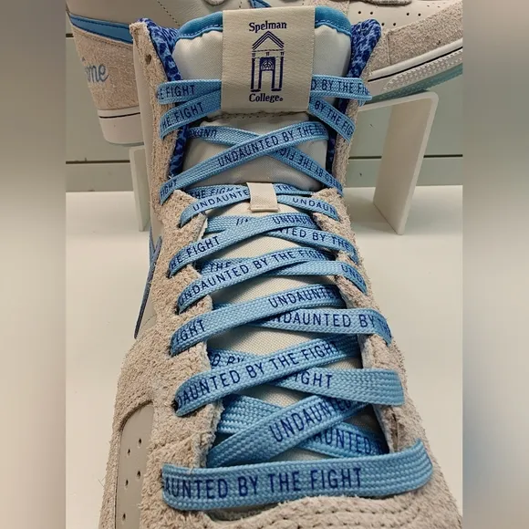 Nike Spelman College Terminator High Jaguars Light Bone Blue Sneakers Men's 13