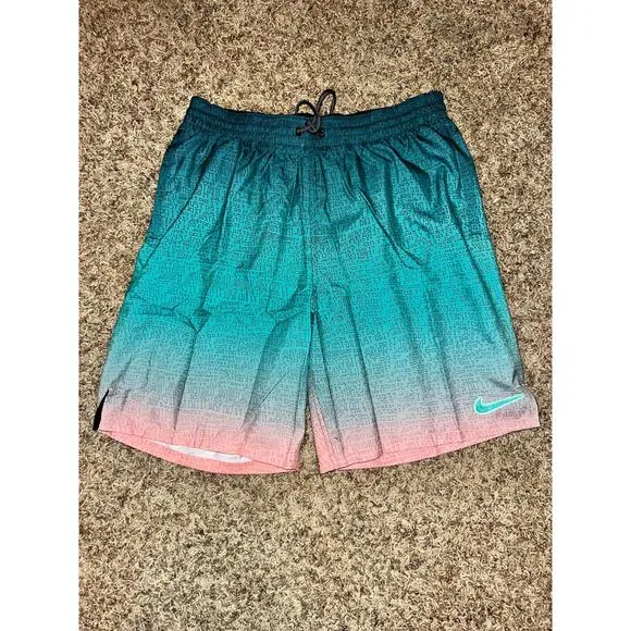 Nike Swim Men's JDI Fade 9&quot; Volley Shorts Bleached Coral