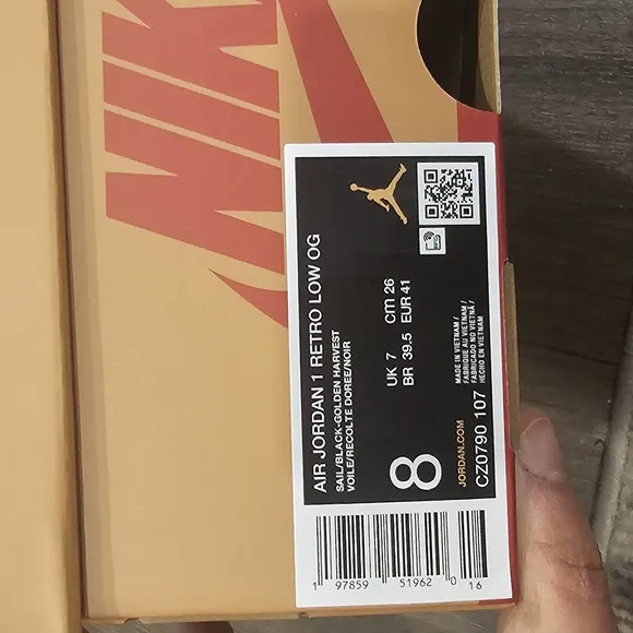 Nike Tan and Black High-Top Sneakers