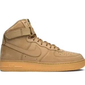 Nike Tan High-Top Sneakers Suede