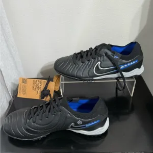 Nike Tiempo Legend 10 Pro TF Turf Black Soccer Cleats Sz 5.5 NEW Unisex Youth