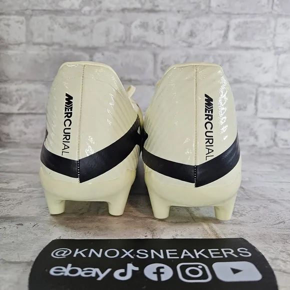 Nike Vapor 15 Academy FG/MG Lemonade Black DJ563-700 Men's Size 11.5