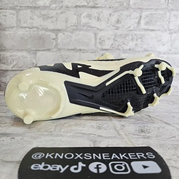 Nike Vapor 15 Academy FG/MG Lemonade Black DJ563-700 Men's Size 11.5