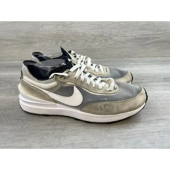 Nike Waffle One DA7995-100 Men's 11.5 White Mesh Athletic Walking Sneaker Shoes