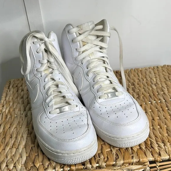 Nike White High-Top Sneakers Air Force One size 11