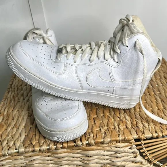 Nike White High-Top Sneakers Air Force One size 11