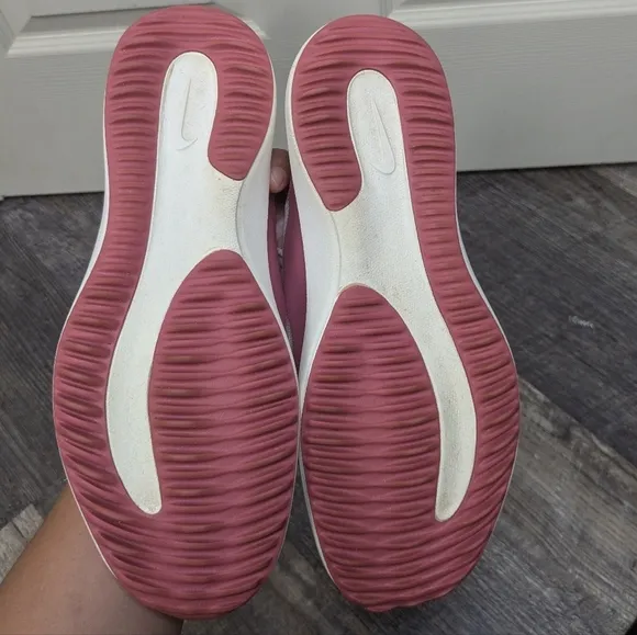 Nike Women's Ace Summerlite Golf Shoes Pink Beige Mesh Size 8.5