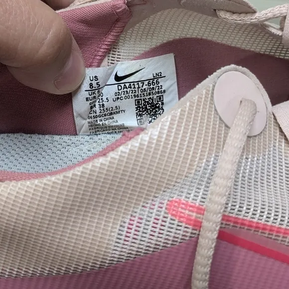 Nike Women's Ace Summerlite Golf Shoes Pink Beige Mesh Size 8.5
