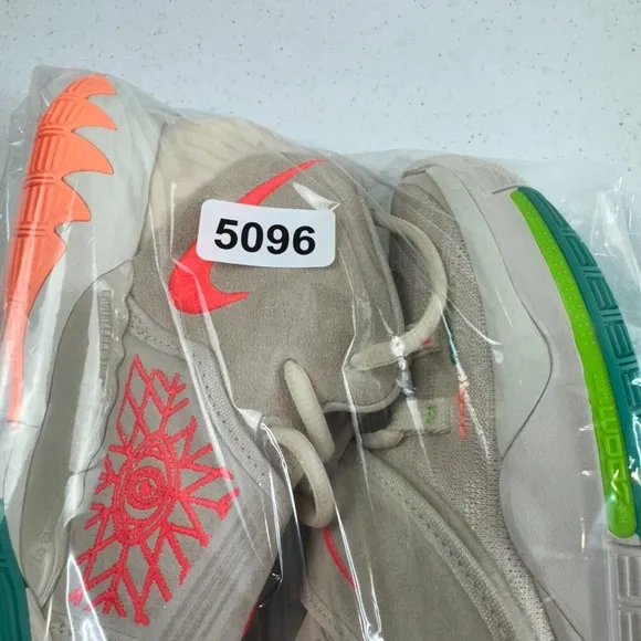 Nike Women's Kyrie 6 N7 Light Cream Flash Crimson Sail Sneaker Shoes Size 4