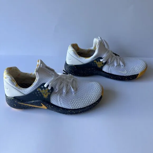 NIKE WVU West Virginia Mountaineers Shoes Men's Size 7 Women's 8.5 Slip On