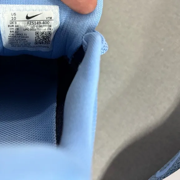 Nike X NCAA Air Zoom Pegasus 41 “UNC” Running Shoes Size 10