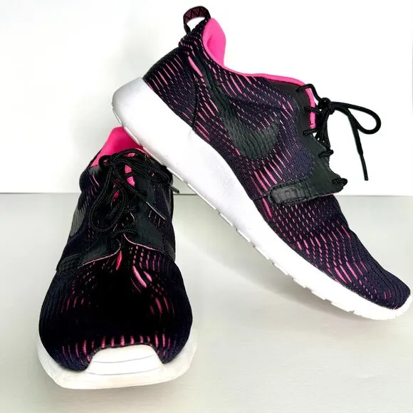 Nike XB Black Mesh Hot Pink Women's Athletic Shoes Size 9