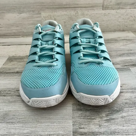 Nike Zoom Prestige Court Shoes Women’s Size 11 Color-Blue/Red Swoosh