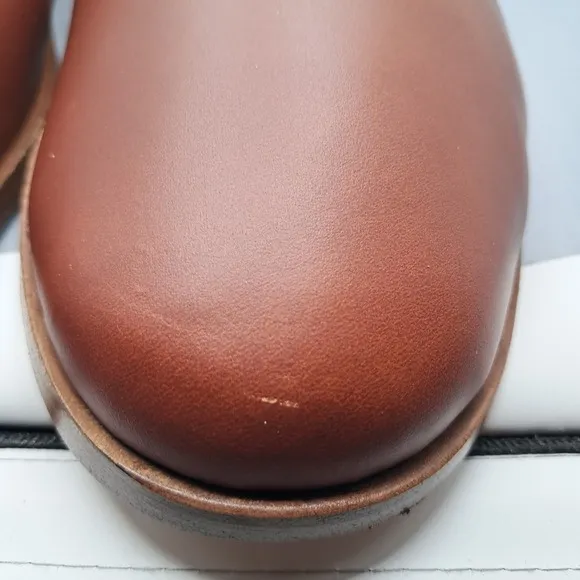 Nisolo Alejandro Slip-On Shoes Men's Size 9.5 Brandy Leather Handcrafted Comfort